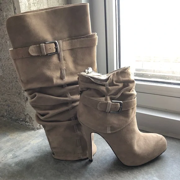 NEW Creative Recreation - Knee-High Taupe Boots - Picture 5 of 7